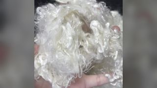 Прохладное облачное бархатное волокно 1,5D×64 мм, пушистое бархатное штапельное волокно мгновенного охлаждения для постельных принадлежностей