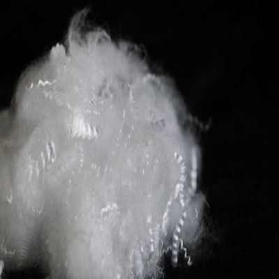 Купить Виргинское полиэстерное стейплевое волокно Белое экологически чистое ПФС настраиваемое онлайн изготовление