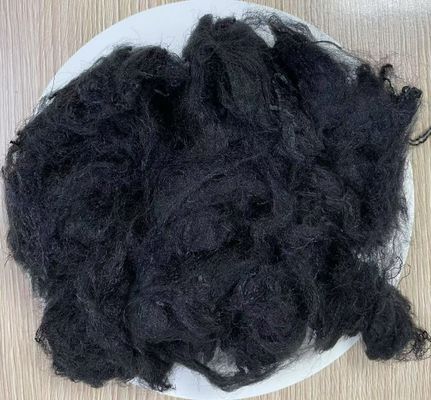 Хорошая цена. Полипропиленовое стейпл волокно 9D 51 мм черное точка плавления 160-170C сырье онлайн