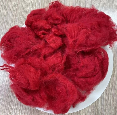 Хорошая цена. Recycled Polyester Staple Fiber 4.5D 51mm Flag Red A Grade онлайн