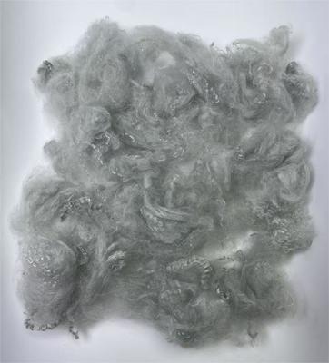 Хорошая цена. Recycled Polyester Staple Fiber 2.5D 51mm Grey with Moisture Regain 0.4% and Last Fastener 4 Or Above онлайн