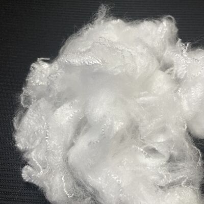 Хорошая цена. Белое полипропиленовое штапельное волокно 2D×51мм Легкое и прочное для фильтрующих и набивочных материалов онлайн