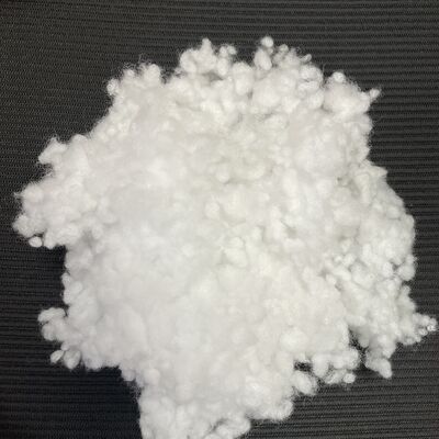 Хорошая цена. Высококачественный расслабленный PCM Staple Fiber 2D*30MM Skin-Friendly Pearl Cotton Fiber для наполнения подушек и матрасов,гладкий силиконовый перламутровый хлопок для массового производства онлайн